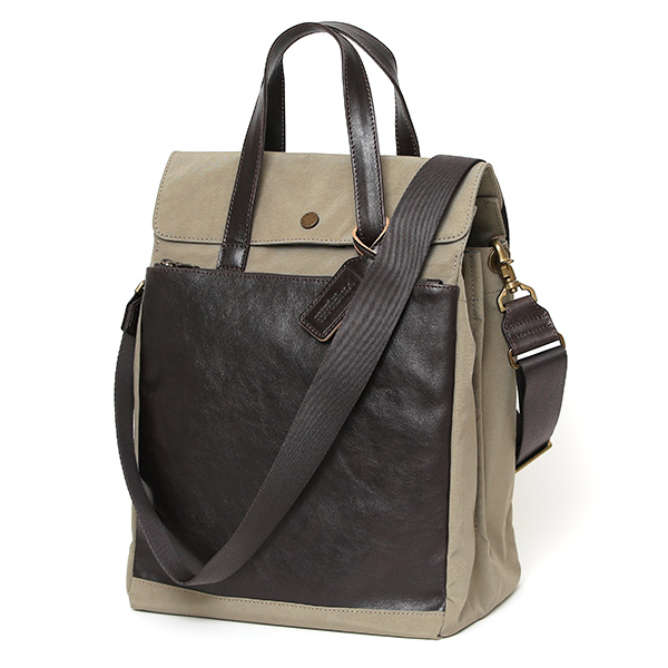 トートバッグ メンズ 縦型 ビジネスバッグ A4 13インチPC 15インチPC ベージュ 肌色 トート 高密度ナイロン 本革 フラップ付き オフィスカジュアル おしゃれ 通勤 日本製 ブランド BEAU DESSIN ボーデッサン