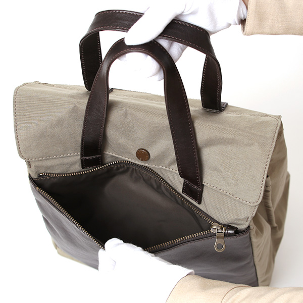 トートバッグ メンズ 縦型 ビジネスバッグ A4 13インチPC 15インチPC ベージュ 肌色 トート 高密度ナイロン 本革 フラップ付き オフィスカジュアル おしゃれ 通勤 日本製 ブランド BEAU DESSIN ボーデッサン