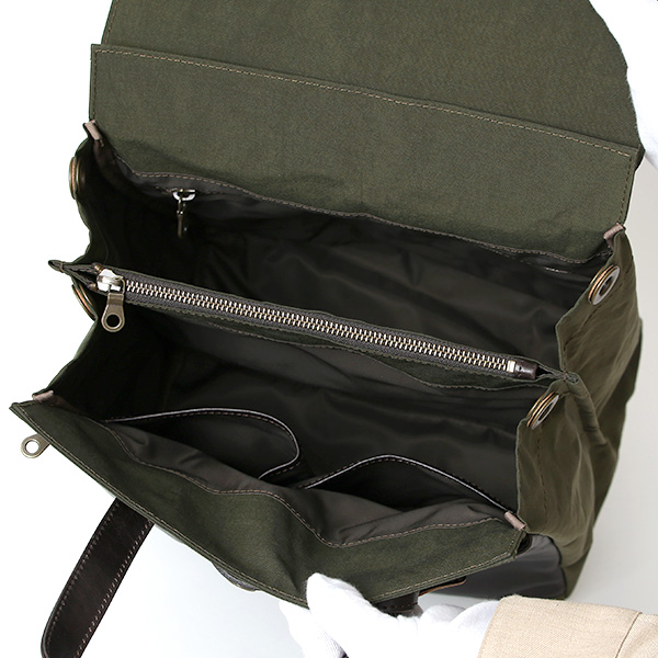  トートバッグ メンズ 縦型 ビジネスバッグ A4 13インチPC 15インチPC グリーン 緑色 トート 高密度ナイロン 本革 フラップ付き オフィスカジュアル おしゃれ 通勤 日本製 ブランド BEAU DESSIN ボーデッサン