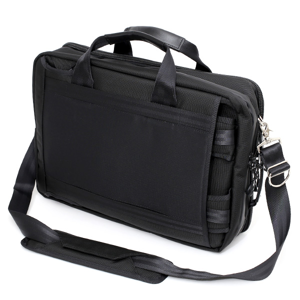 ビジネスバッグ メンズ ブリーフケース 3way 1680D バリスティック ナイロン 国産 ブラック 黒 黒色 自転車 サイクリング サイクリスト 出張 通勤 日本製 ブランド ショルダー付き A4 大容量 レザー 本革 beruf baggage(ベルーフバゲージ)