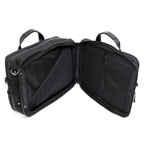 ビジネスバッグ メンズ ブリーフケース 3way 1680D バリスティック ナイロン 国産 ブラック 黒 黒色 自転車 サイクリング サイクリスト 出張 通勤 日本製 ブランド ショルダー付き A4 大容量 レザー 本革 beruf baggage(ベルーフバゲージ)