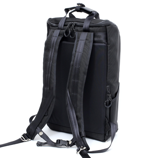  beruf baggage ビジネスリュック 1680Dバリスティックナイロン製 バックパック リュック ブラック 黒 黒色 自転車 サイクリング サイクリスト ローディー メンズ 日本製 ブランド 本革 カバン 鞄 ビジネスバッグ 通勤 ベルーフバゲージ