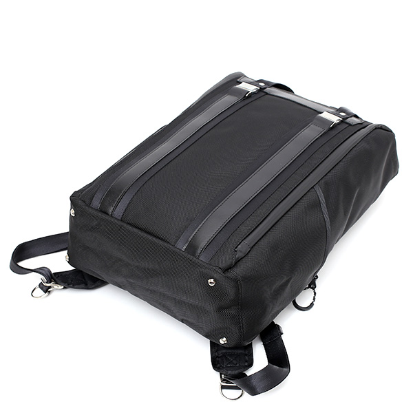  beruf baggage ビジネスリュック 1680Dバリスティックナイロン製 バックパック リュック ブラック 黒 黒色 自転車 サイクリング サイクリスト ローディー メンズ 日本製 ブランド 本革 カバン 鞄 ビジネスバッグ 通勤 ベルーフバゲージ