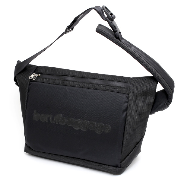 メッセンジャーバッグ 1680D バリスティック ナイロン 自転車 サイクリング サイクリスト ローディー ブラック 黒 黒色 メンズ レディース ショルダーバッグ 日本製 ブランド 肩掛け 斜めがけ 鞄 防水 ベルーフバゲージ(beruf baggage)