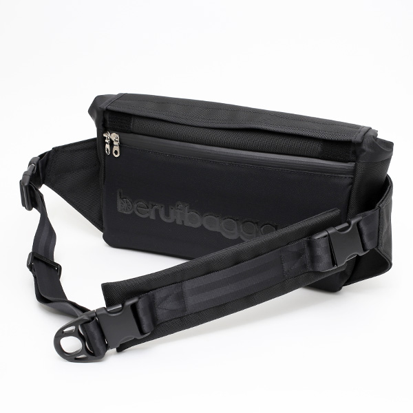 ボディバッグ 1680D バリスティック ナイロン 自転車 サイクリング サイクリスト ローディー ブラック 黒 黒色 レディース ミニ ショルダーバッグ メッセンジャーバッグ 日本製 ブランド ウエストポーチ 肩掛け 斜めがけ ベルーフバゲージ(beruf baggage)