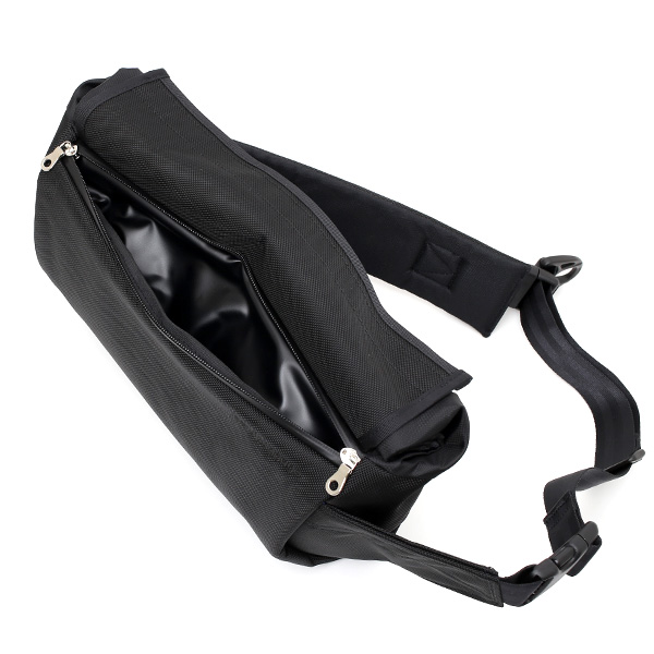 ボディバッグ 1680D バリスティック ナイロン 自転車 サイクリング サイクリスト ローディー ブラック 黒 黒色 レディース ミニ ショルダーバッグ メッセンジャーバッグ 日本製 ブランド ウエストポーチ 肩掛け 斜めがけ ベルーフバゲージ(beruf baggage)