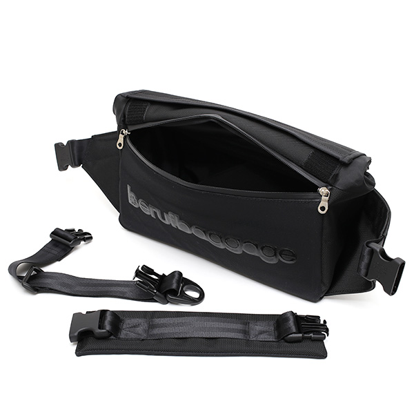 ボディバッグ 1680D バリスティック ナイロン 自転車 サイクリング サイクリスト ローディー ブラック 黒 黒色 レディース ミニ ショルダーバッグ メッセンジャーバッグ 日本製 ブランド ウエストポーチ 肩掛け 斜めがけ ベルーフバゲージ(beruf baggage)