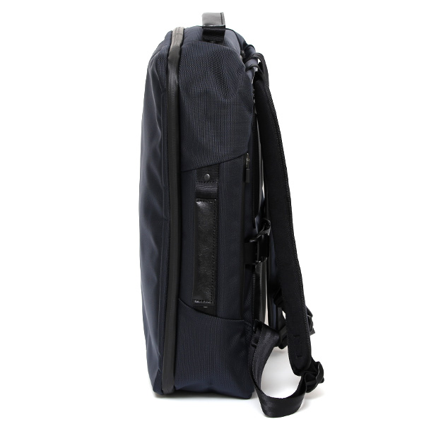 ビジネスリュック メンズ バックパック ブランド ビジネスバッグ 2way スリム リュック ナイロン おしゃれ ブルー ネイビー 青色 PC収納 A4 多機能 撥水 通勤 通学 出張 豊岡鞄 高級 日本製 ベルーフバゲージ(beruf baggage)