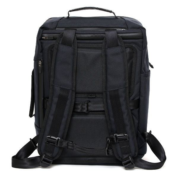 ビジネスリュック メンズ バックパック ブランド ビジネスバッグ 2way スリム リュック ナイロン おしゃれ ブルー ネイビー 青色 PC収納 A4 多機能 撥水 通勤 通学 出張 豊岡鞄 高級 日本製 ベルーフバゲージ(beruf baggage)