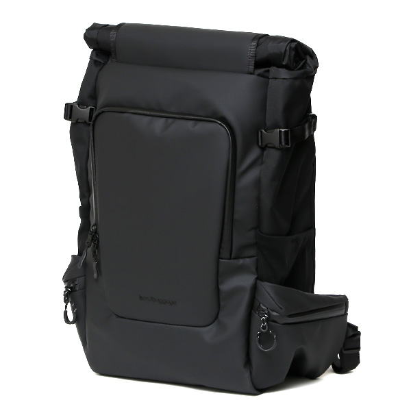 リュック ビジネスリュック バックパック 大容量 16インチPC収納可能 A3サイズ 防水 アウトドア おしゃれ ブラック 黒 黒色 かっこいい ロールトップ 自転車 旅行 高級 ブランド NOMAD30+ ベルーフバゲージ(beruf baggage)