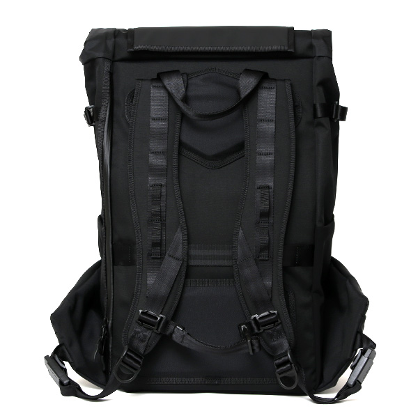 リュック ビジネスリュック バックパック 大容量 16インチPC収納可能 A3サイズ 防水 アウトドア おしゃれ ブラック 黒 黒色 かっこいい ロールトップ 自転車 旅行 高級 ブランド NOMAD30+ ベルーフバゲージ(beruf baggage)