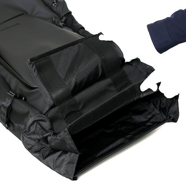 リュック ビジネスリュック バックパック 大容量 16インチPC収納可能 A3サイズ 防水 アウトドア おしゃれ ブラック 黒 黒色 かっこいい ロールトップ 自転車 旅行 高級 ブランド NOMAD30+ ベルーフバゲージ(beruf baggage)