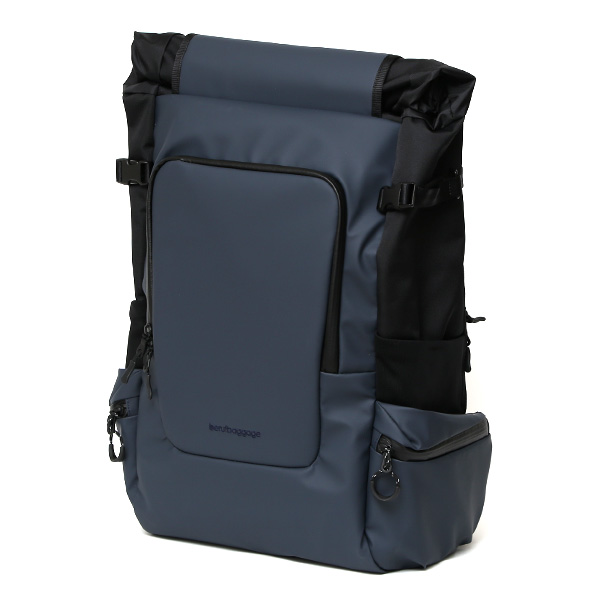  リュック ビジネスリュック バックパック 大容量 16インチPC収納可能 A3サイズ 防水 アウトドア おしゃれ ブルー ネイビー 青色 かっこいい ロールトップ 自転車 旅行 高級 ブランド NOMAD30+ ベルーフバゲージ(beruf baggage)