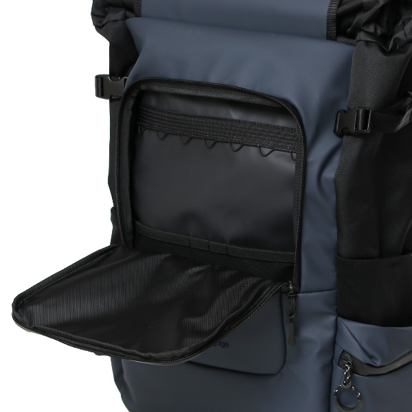  リュック ビジネスリュック バックパック 大容量 16インチPC収納可能 A3サイズ 防水 アウトドア おしゃれ ブルー ネイビー 青色 かっこいい ロールトップ 自転車 旅行 高級 ブランド NOMAD30+ ベルーフバゲージ(beruf baggage)