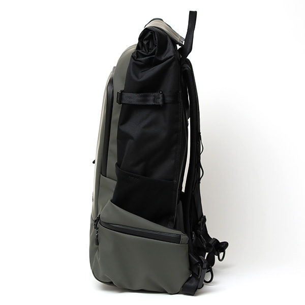 リュック ビジネスリュック バックパック 大容量 16インチPC収納可能 A3サイズ 防水 アウトドア おしゃれ グリーン 緑色 かっこいい ロールトップ 自転車 旅行 高級 ブランド NOMAD30+ ベルーフバゲージ(beruf baggage)