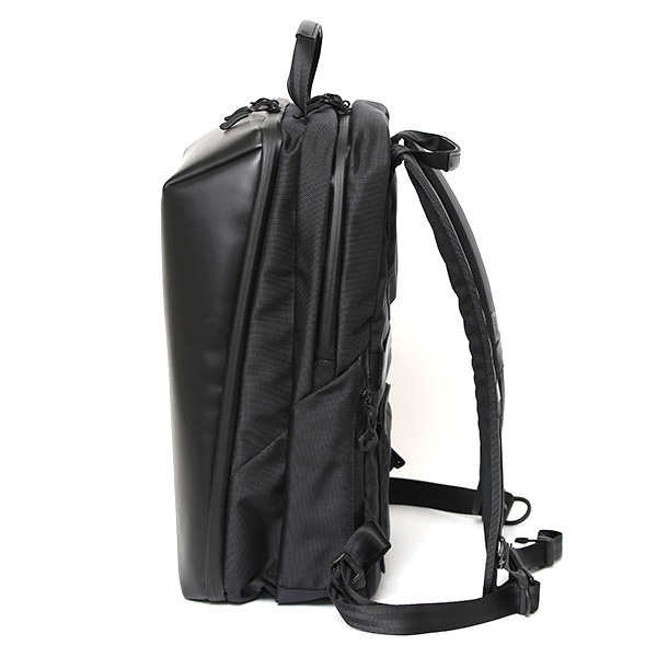 beruf baggage ビジネスリュック メンズ 本革 防水レザー 日本製 バックパック ブラック 黒 黒色 15インチ 15.6インチ ノートPC 収納可能 2気室 エアーバリスティックナイロン スーツ オフィスカジュアル 自転車 通勤 雨 ベルーフバゲージ brf-GR26-WPL