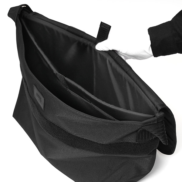 ショルダーバッグ メッセンジャーバッグ ブラック 黒 黒色 メンズ レディース 日本製 L SHOULDER NEST CARRYNEST(キャリーネスト)