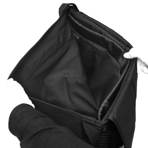 ショルダーバッグ メッセンジャーバッグ ブラック 黒 黒色 メンズ レディース 日本製 L SHOULDER NEST CARRYNEST(キャリーネスト)