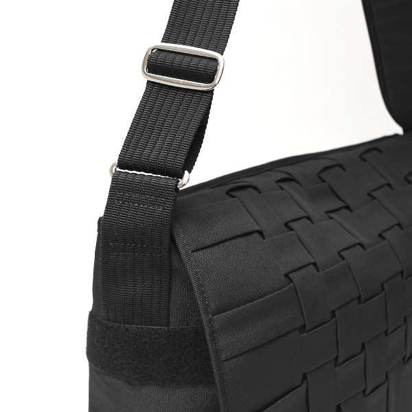 ショルダーバッグ メッセンジャーバッグ ブラック 黒 黒色 メンズ レディース 日本製 L SHOULDER NEST CARRYNEST(キャリーネスト)