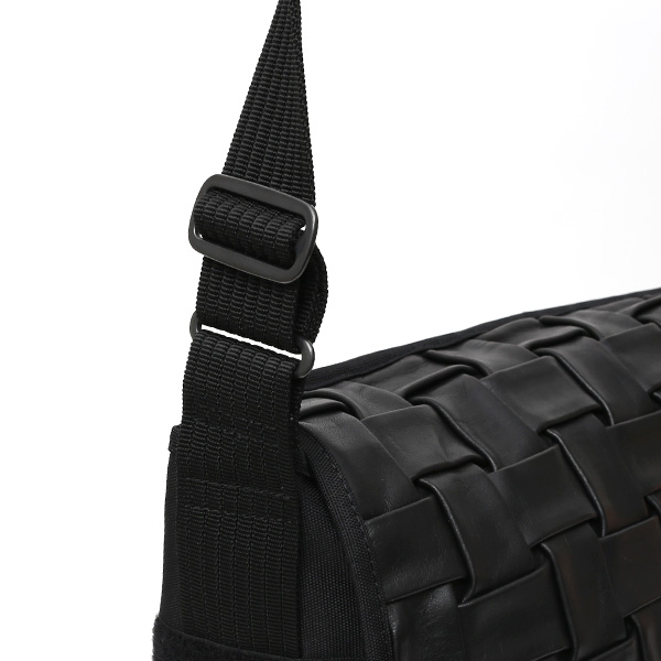 ショルダーバッグ メッセンジャーバッグ ブラック 黒 黒色 メンズ レディース 日本製 L SHOULDER NEST CARRYNEST(キャリーネスト)