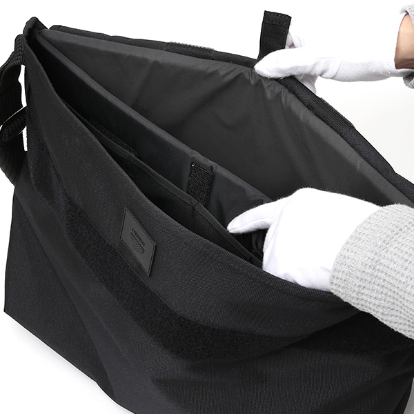 ショルダーバッグ メッセンジャーバッグ ブラック 黒 黒色 メンズ レディース 日本製 L SHOULDER NEST CARRYNEST(キャリーネスト)
