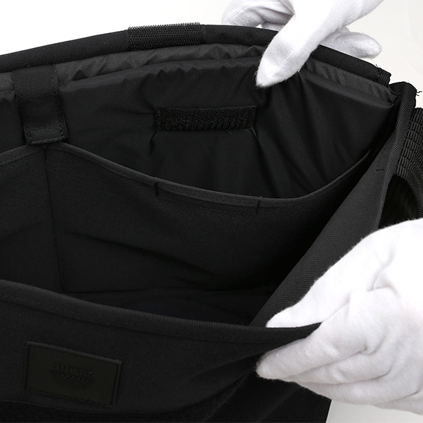 ショルダーバッグ メッセンジャーバッグ ブラック 黒 黒色 メンズ レディース 日本製 L SHOULDER NEST CARRYNEST(キャリーネスト)