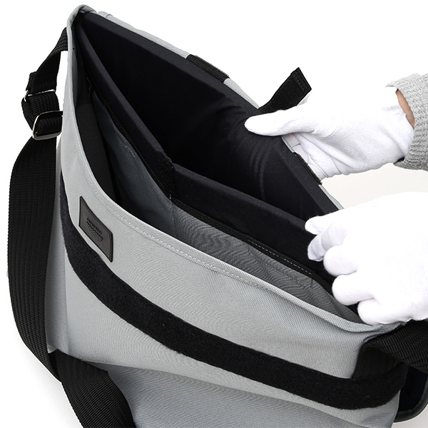 ショルダーバッグ メッセンジャーバッグ グレー グレイ 灰色 メンズ レディース 日本製 L SHOULDER NEST CARRYNEST(キャリーネスト)