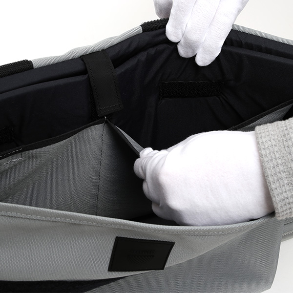 ショルダーバッグ メッセンジャーバッグ グレー グレイ 灰色 メンズ レディース 日本製 L SHOULDER NEST CARRYNEST(キャリーネスト)