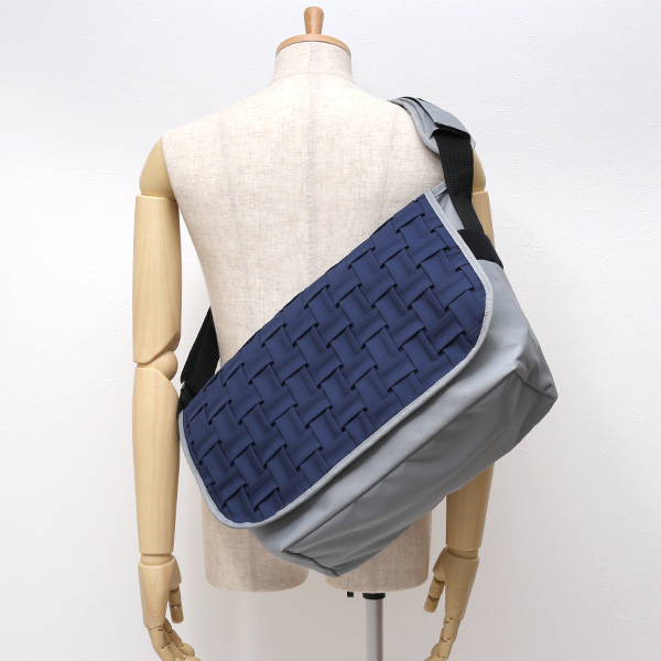ショルダーバッグ メッセンジャーバッグ グレー グレイ 灰色 メンズ レディース 日本製 L SHOULDER NEST CARRYNEST(キャリーネスト)
