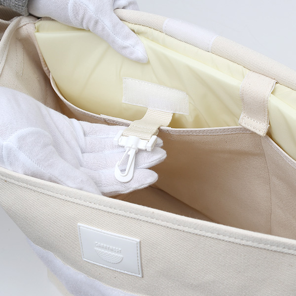 ショルダーバッグ メッセンジャーバッグ ホワイト 白色 メンズ レディース 日本製 L SHOULDER NEST CARRYNEST(キャリーネスト)