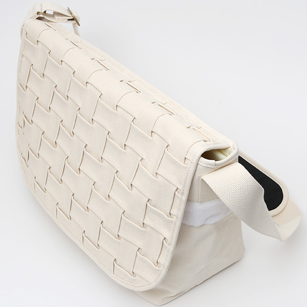 ショルダーバッグ メッセンジャーバッグ ホワイト 白色 メンズ レディース 日本製 L SHOULDER NEST CARRYNEST(キャリーネスト)