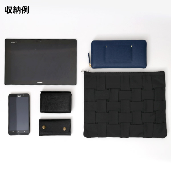  サコッシュ メンズ ブランド サコッシュバッグ クラッチバッグ ショルダーバッグ セカンドバッグ 2WAY ブラック 黒 黒色 レディース 小ぶり 日本製 おしゃれ かわいい タブレット TABLET NEST CARRYNEST(キャリーネスト)