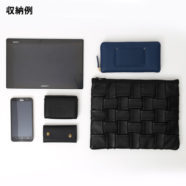 サコッシュ メンズ ブランド サコッシュバッグ クラッチバッグ ショルダーバッグ セカンドバッグ 2WAY ブラック 黒 黒色 レディース 小ぶり 日本製 おしゃれ かわいい タブレット TABLET NEST CARRYNEST(キャリーネスト)