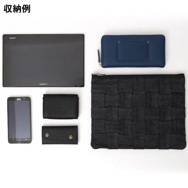  サコッシュ メンズ ブランド サコッシュバッグ クラッチバッグ ショルダーバッグ セカンドバッグ 2WAY ブラック 黒 黒色 レディース 小ぶり 日本製 おしゃれ かわいい タブレット TABLET NEST CARRYNEST(キャリーネスト)