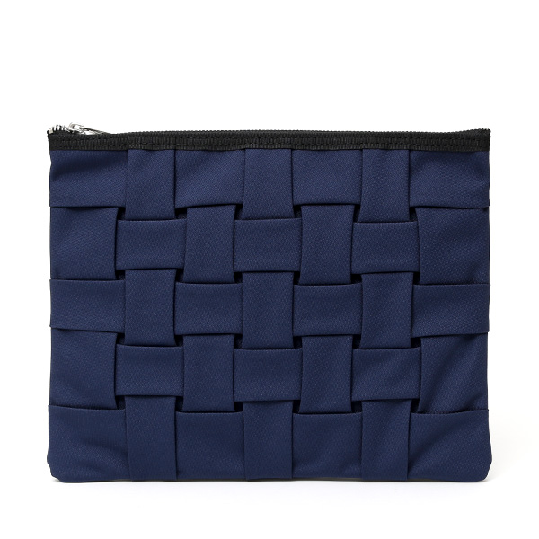 CARRYNEST(キャリーネスト) サコッシュ クラッチバッグ TABLET NEST グレー/ネイビー