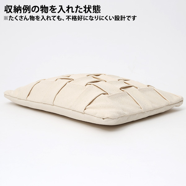  サコッシュ メンズ ブランド サコッシュバッグ クラッチバッグ ショルダーバッグ セカンドバッグ 2WAY ホワイト 白色 レディース 小ぶり 日本製 おしゃれ かわいい タブレット TABLET NEST CARRYNEST(キャリーネスト)