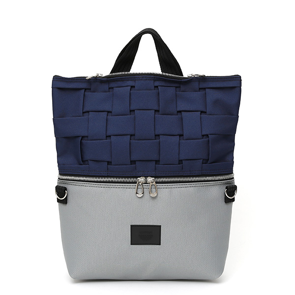 CARRYNEST(キャリーネスト) トートバッグ 4-S TOTE NEST グレー/ネイビー