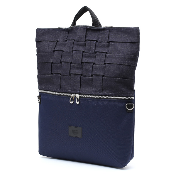  トートバッグ 4way ショルダーバッグ クラッチバッグ ブルー ネイビー 青色 メンズ レディース 4-M TOTE NEST CARRYNEST(キャリーネスト)