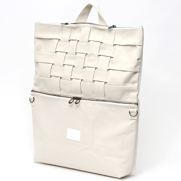  トートバッグ 4way ショルダーバッグ クラッチバッグ ホワイト 白色 メンズ レディース 4-M TOTE NEST CARRYNEST(キャリーネスト)