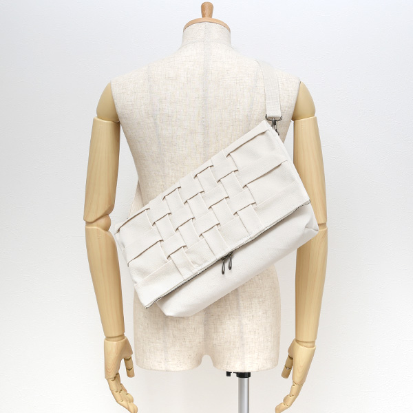  トートバッグ 4way ショルダーバッグ クラッチバッグ ホワイト 白色 メンズ レディース 4-M TOTE NEST CARRYNEST(キャリーネスト)