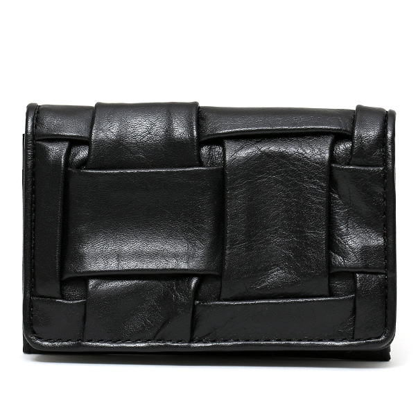 CARRYNEST(キャリーネスト) スコッチガードレザー 名刺入れ ブラック