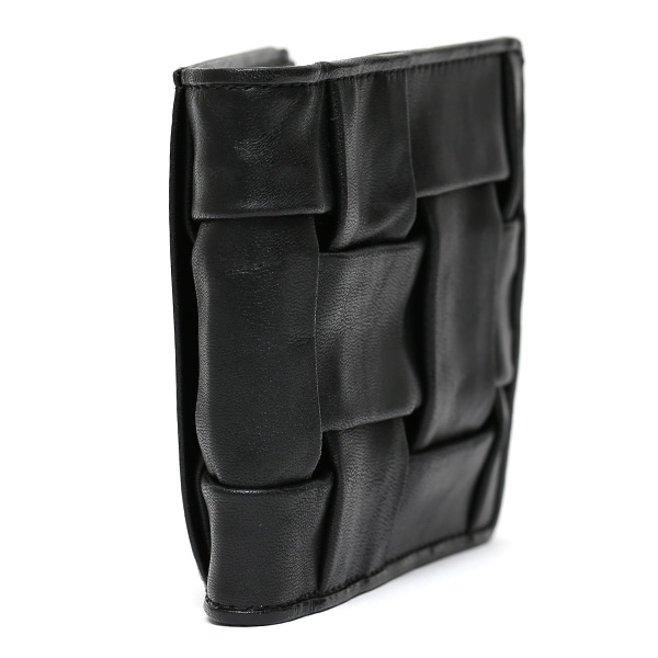  財布 メンズ 二つ折り 日本製 本革 ブラック 黒 黒色 レザー 財布 CARRYNEST(キャリーネスト)