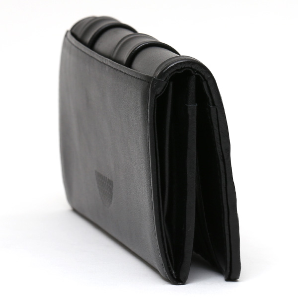  長財布 メンズ 本革 レザー ロング ウォレット ブラック 黒 黒色 日本製 小銭入れ あり CARRYNEST(キャリーネスト)