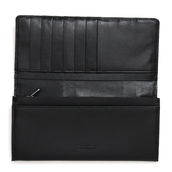  長財布 メンズ 本革 レザー ロング ウォレット ブラック 黒 黒色 日本製 小銭入れ あり CARRYNEST(キャリーネスト)