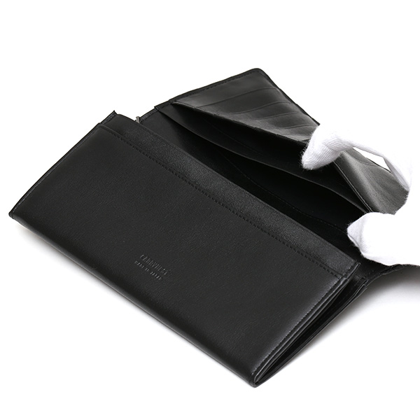  長財布 メンズ 本革 レザー ロング ウォレット ブラック 黒 黒色 日本製 小銭入れ あり CARRYNEST(キャリーネスト)