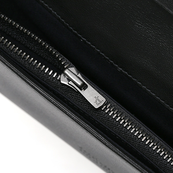  長財布 メンズ 本革 レザー ロング ウォレット ブラック 黒 黒色 日本製 小銭入れ あり CARRYNEST(キャリーネスト)