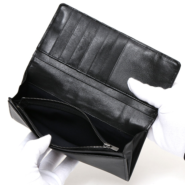  長財布 メンズ 本革 レザー ロング ウォレット ブラック 黒 黒色 日本製 小銭入れ あり CARRYNEST(キャリーネスト)