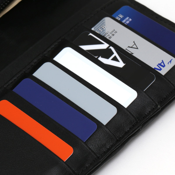  長財布 メンズ 本革 レザー ロング ウォレット ブラック 黒 黒色 日本製 小銭入れ あり CARRYNEST(キャリーネスト)