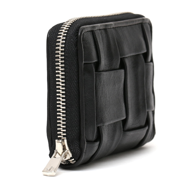  キーケース メンズ スマートキー 本革 日本製 ブランド レディース ラウンドファスナー 小ぶり ポーチ ブラック 黒 黒色 小銭入れ カードケース 車 鍵 レザー キーホルダー D ID NEST CARRYNEST(キャリーネスト)