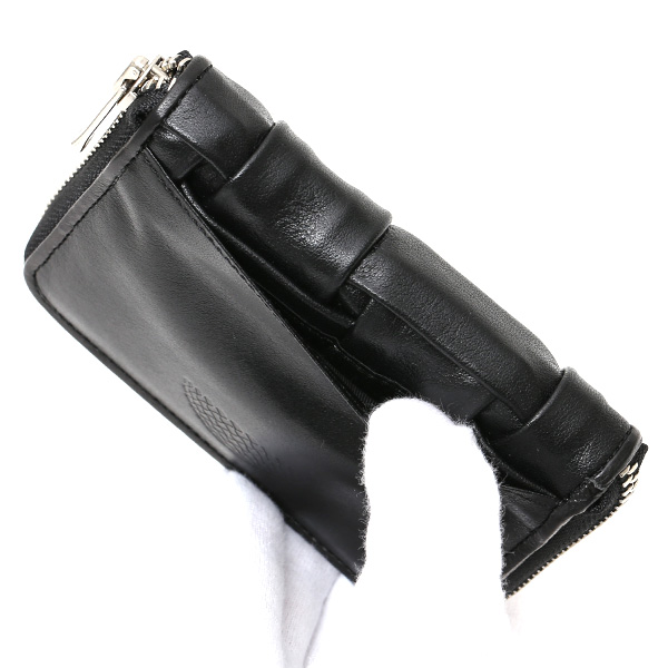  キーケース メンズ スマートキー 本革 日本製 ブランド レディース ラウンドファスナー 小ぶり ポーチ ブラック 黒 黒色 小銭入れ カードケース 車 鍵 レザー キーホルダー D ID NEST CARRYNEST(キャリーネスト)